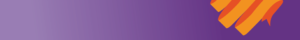Page header v1 Orange logo on purple